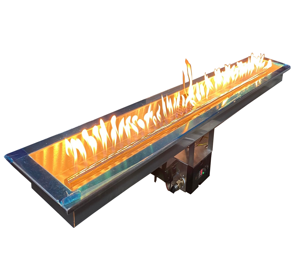 Κατασκευή Ευθύγραμμων Καυστήρων Τζακιού Αερίου